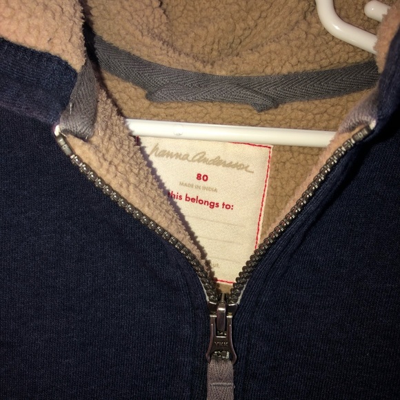 Hanna Andersson Sherpa Lined Hoodie - Picture 2 of 4